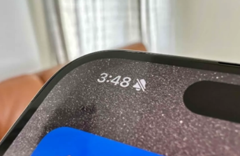 仪陇苹果15pro维修站分享如何隐藏iPhone15Pro上静音铃声图标 