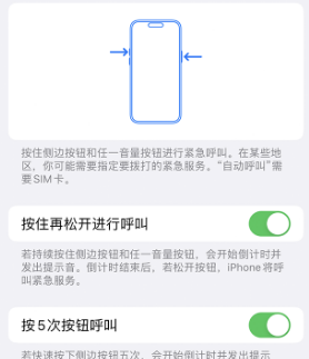 仪陇苹果14维修站分享iPhone14如何使用SOS紧急联络 