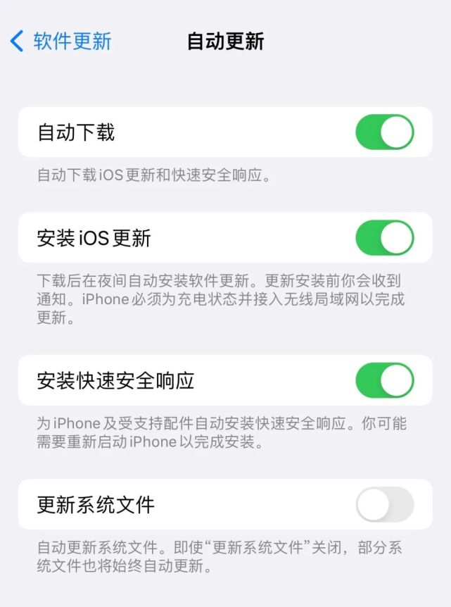 仪陇苹果手机维修分享苹果快速安全响应更新有必要安装吗 